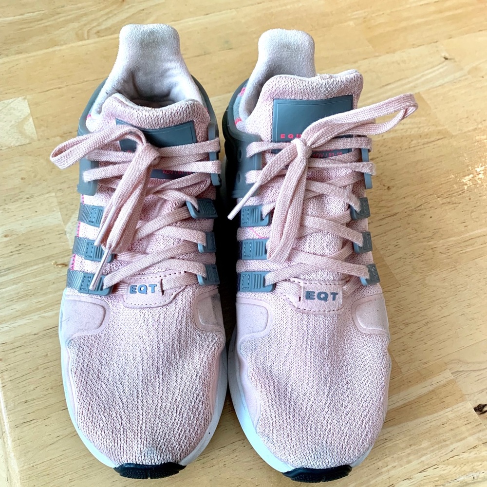 Adidas EQT blush pink shoes size 6 Youth 7.5 women